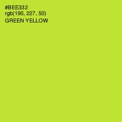 #BEE332 - Green Yellow Color Image