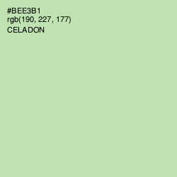 #BEE3B1 - Celadon Color Image