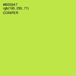 #BEE647 - Conifer Color Image