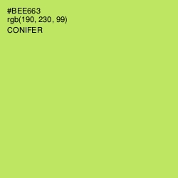 #BEE663 - Conifer Color Image