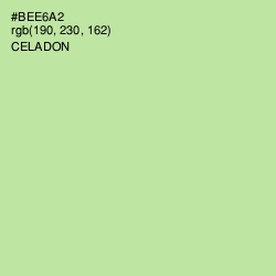 #BEE6A2 - Celadon Color Image