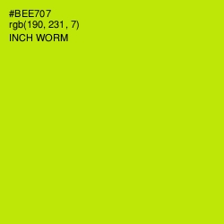 #BEE707 - Inch Worm Color Image