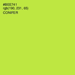 #BEE741 - Conifer Color Image
