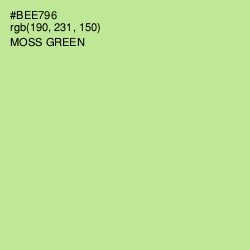 #BEE796 - Moss Green Color Image