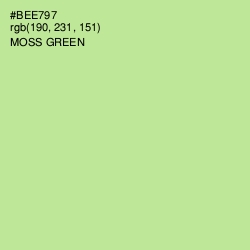 #BEE797 - Moss Green Color Image