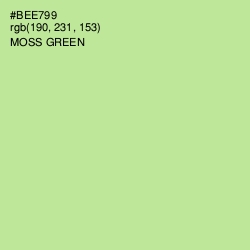 #BEE799 - Moss Green Color Image