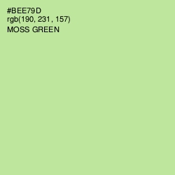 #BEE79D - Moss Green Color Image