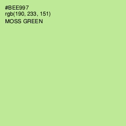 #BEE997 - Moss Green Color Image