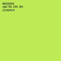 #BEEB55 - Conifer Color Image