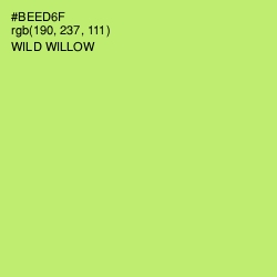 #BEED6F - Wild Willow Color Image