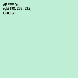#BEEED4 - Cruise Color Image