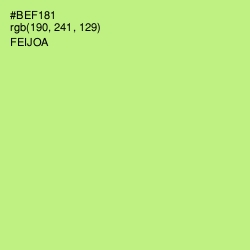 #BEF181 - Feijoa Color Image