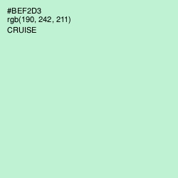#BEF2D3 - Cruise Color Image