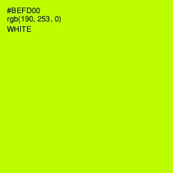 #BEFD00 - Lime Color Image