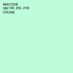 #BEFDDB - Cruise Color Image