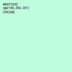 #BEFDDD - Cruise Color Image