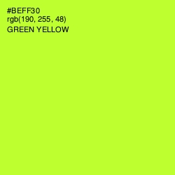 #BEFF30 - Green Yellow Color Image