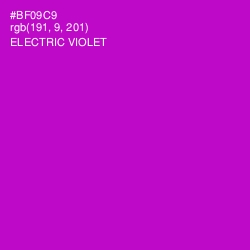 #BF09C9 - Electric Violet Color Image