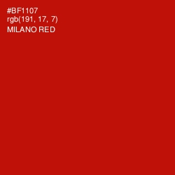 #BF1107 - Milano Red Color Image