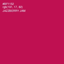 #BF1152 - Jazzberry Jam Color Image