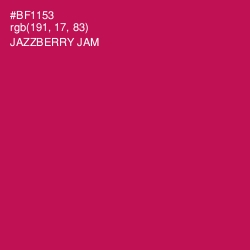 #BF1153 - Jazzberry Jam Color Image
