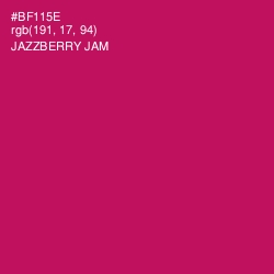 #BF115E - Jazzberry Jam Color Image