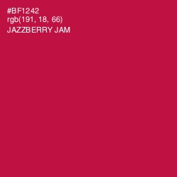 #BF1242 - Jazzberry Jam Color Image