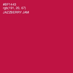 #BF1443 - Jazzberry Jam Color Image