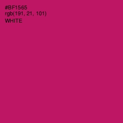 #BF1565 - Lipstick Color Image