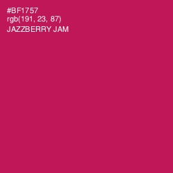 #BF1757 - Jazzberry Jam Color Image