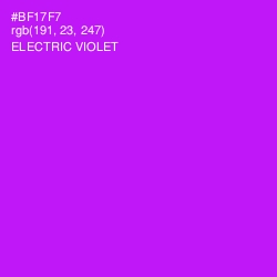#BF17F7 - Electric Violet Color Image