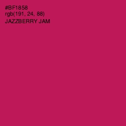 #BF1858 - Jazzberry Jam Color Image