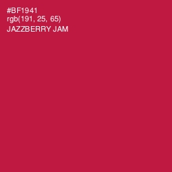 #BF1941 - Jazzberry Jam Color Image