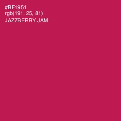#BF1951 - Jazzberry Jam Color Image
