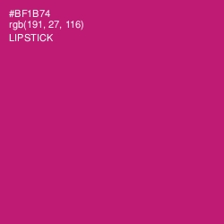 #BF1B74 - Lipstick Color Image