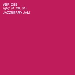 #BF1C5B - Jazzberry Jam Color Image