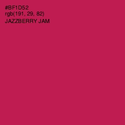 #BF1D52 - Jazzberry Jam Color Image