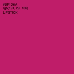 #BF1D6A - Lipstick Color Image