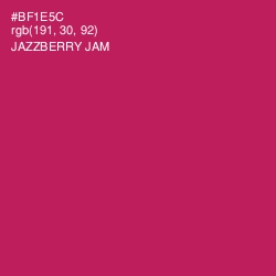 #BF1E5C - Jazzberry Jam Color Image