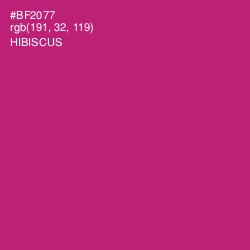 #BF2077 - Hibiscus Color Image