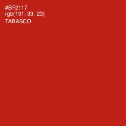 #BF2117 - Tabasco Color Image