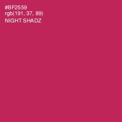 #BF2559 - Night Shadz Color Image