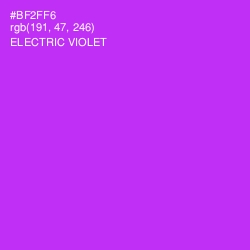 #BF2FF6 - Electric Violet Color Image