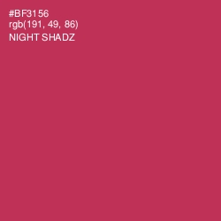 #BF3156 - Night Shadz Color Image