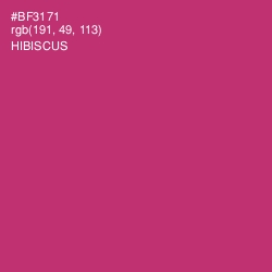 #BF3171 - Hibiscus Color Image