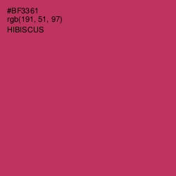 #BF3361 - Hibiscus Color Image