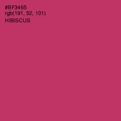 #BF3465 - Hibiscus Color Image