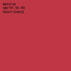 #BF3745 - Night Shadz Color Image