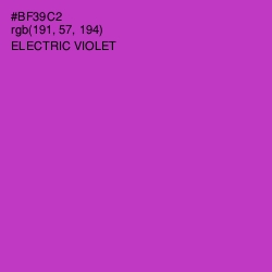 #BF39C2 - Electric Violet Color Image