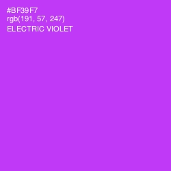 #BF39F7 - Electric Violet Color Image